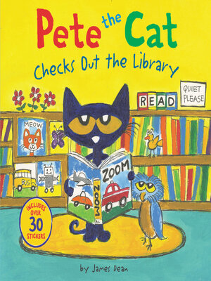 cover image of Pete the Cat Checks Out the Library
